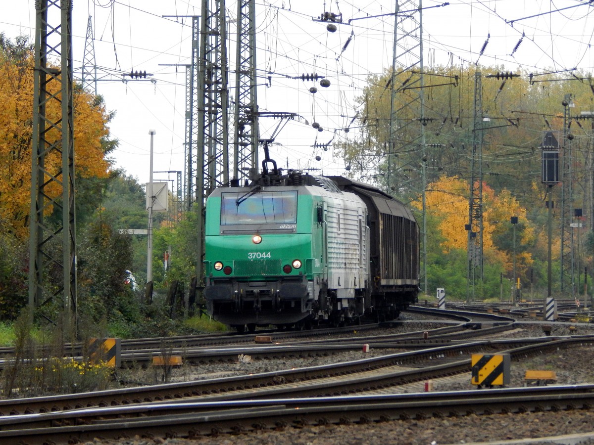 Frettchen die zweite. Hier kommt 437 044 mit einem Güterzug von der rechten Rheinseite kommend durch Gremberg gefahren.

Gremberg 24.10.2015