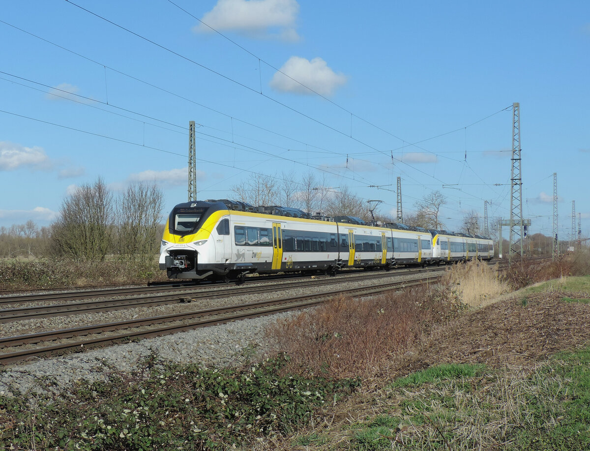 Friesenheim - 23. Februar 2022 : 463 505 + 512 am RB 17117 von Offenburg nach Freiburg.