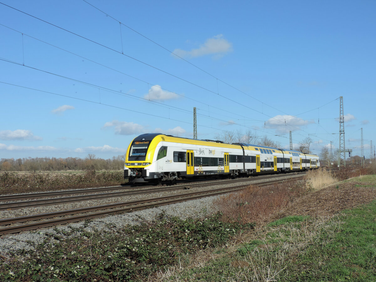 Friesenheim - 23. Februar 2022 : 1462 508 am RE 17013 von Offenburg nach Basel.
