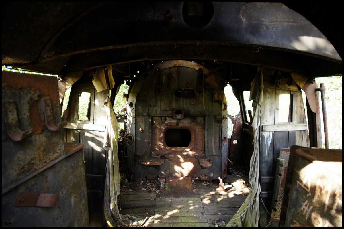 Führerstand einer Reko 52 der Loksammlung Falz. Aufgenommen am 16.09.2012 in Falkenberg/Elster.