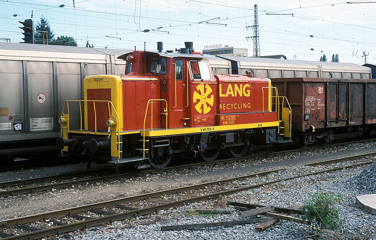 Gaggenau  WL Lang  ( ex 360 793 ) in Rastatt  17.07.03