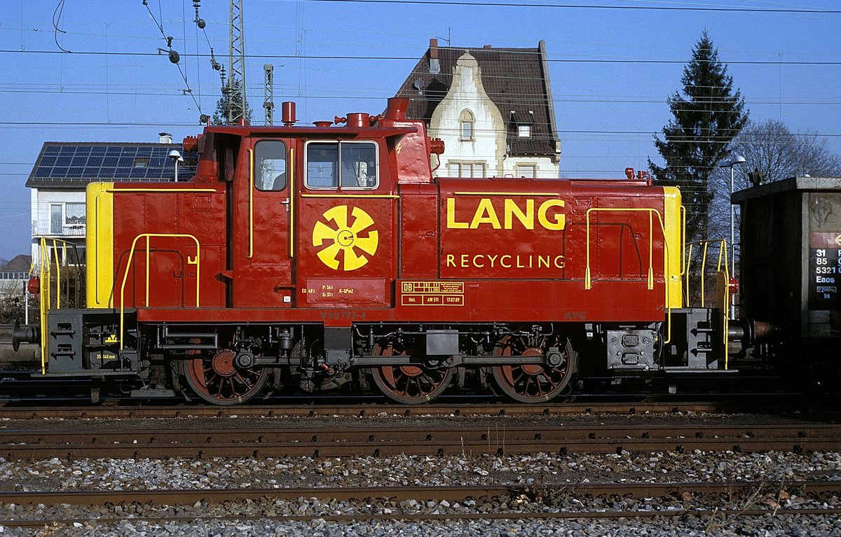 Gaggenau  WL Lang  ( ex 360 793 ) in Rastatt  02.03.11