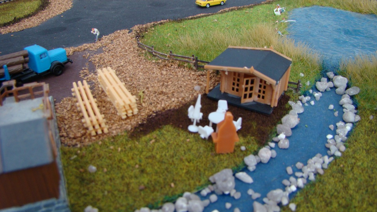 Gartenhäuschen am Fluss, Epoche V bis VI.