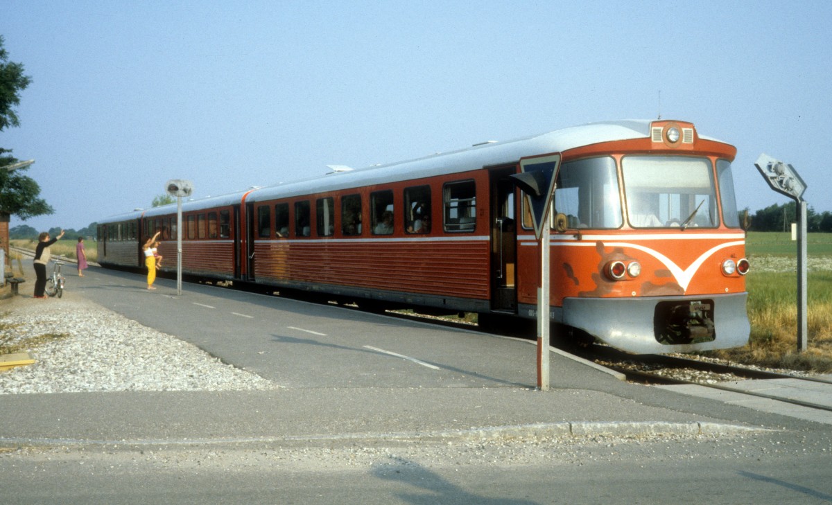 GDS (Gribskovbanen) Triebzug (Ys + Yp + Ym) Hp Godhavn am 11. Juli 1983.