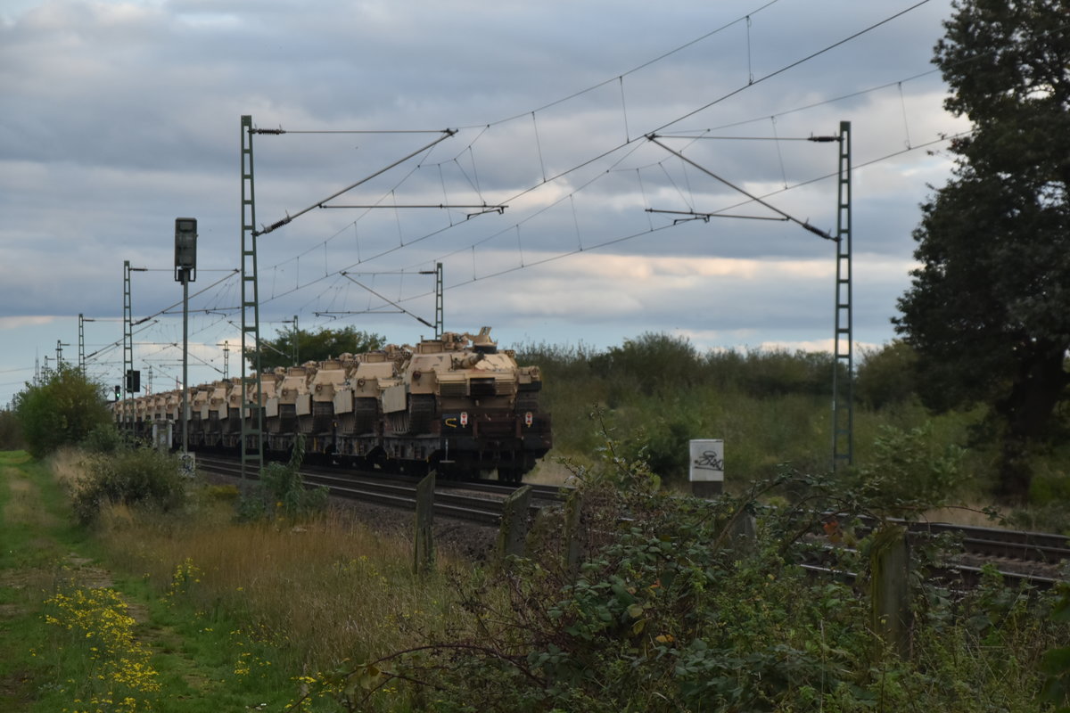 Geballte Feuerkraft auf DB Schwerlastwagen. Allerheiligen am 21.10.2019