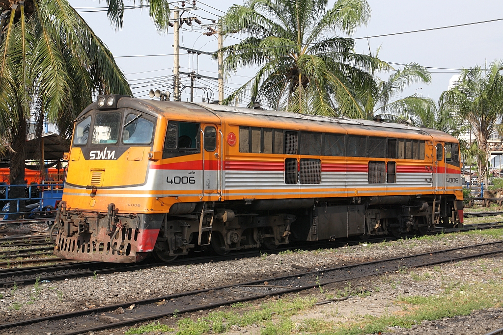 GEK 4006 (Co'Co', de, General Electric, Bj.1963, Fab.Nr. 34855) am 25.März 2017 im Depot Thon Buri.