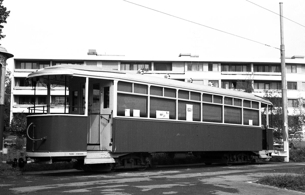 Genf Tram__Historischer Bw 363 [SIG/CGTE 1920].__31-08-1976