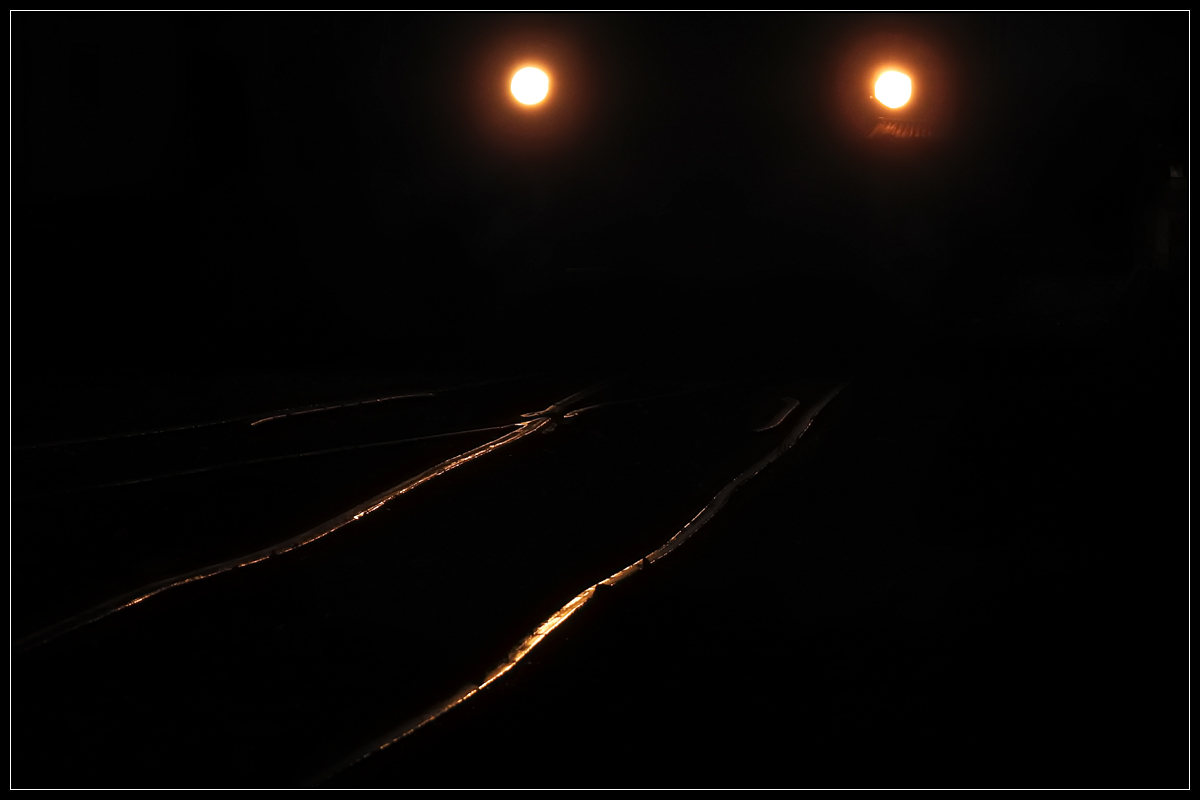 Ghost Train ;-) D6 der Stainzer Lokalbahn am Abend des 21.8.2018 bei Verschubarbeiten in Stainz.