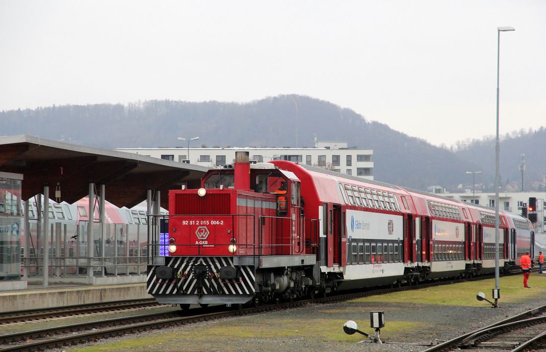 GKB 92 81 2015 004 // Graz, Köflacher Bahnhof // 27. Januar 2023