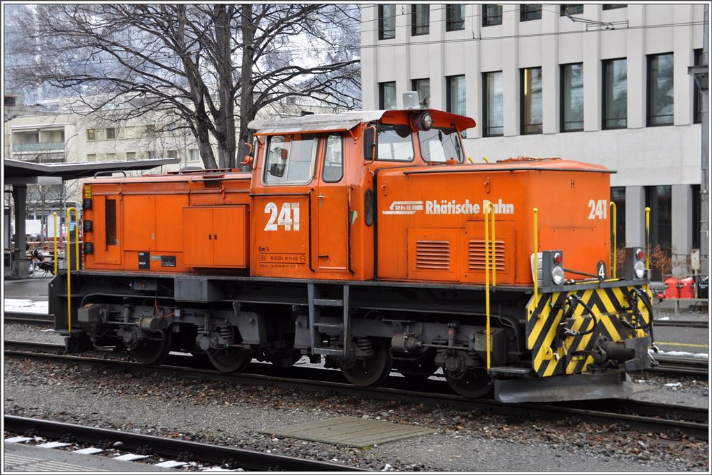 Gmf 4/4 241 in Landquart. (04.02.2016)