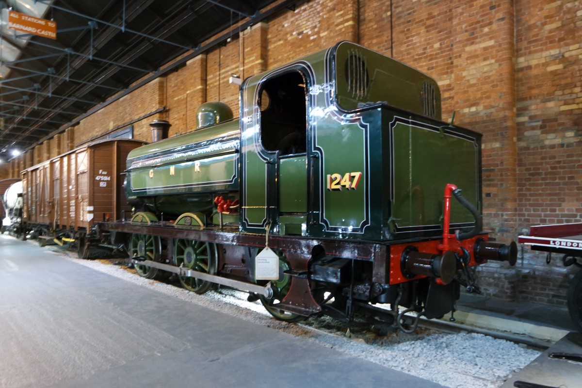 G.N.R. Nr.1247 am 01.04.2015 im National Railway Museum York.