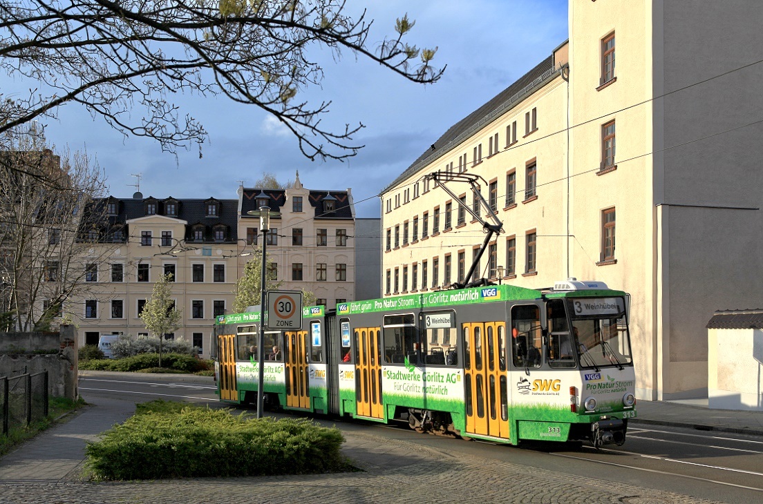Görlitz 313, Grüner Graben, 24.04.2016.
