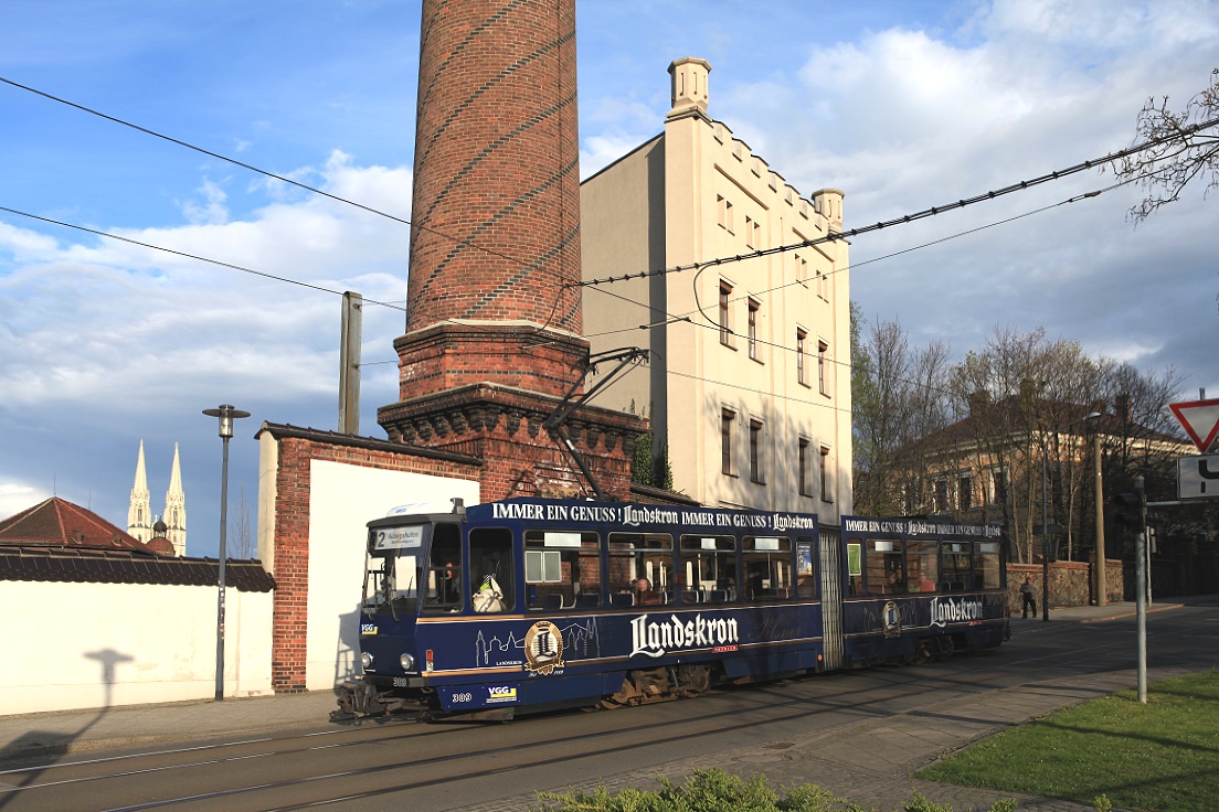 Görlitz Tw 309, Grüner Graben, 24.04.2016.