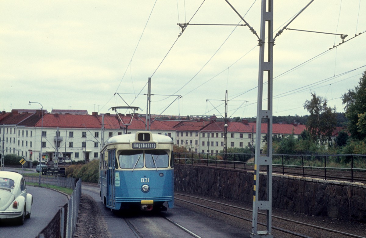 Gteborg GS SL 1 (Tw 831) unweit von Hrlanda am 26. September 1971.