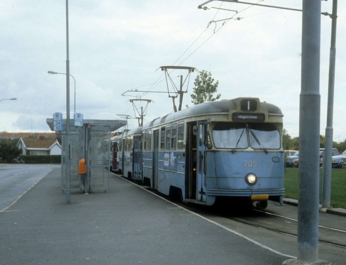 Göteborg GS SL 1 (Tw 709) im September 1984.
