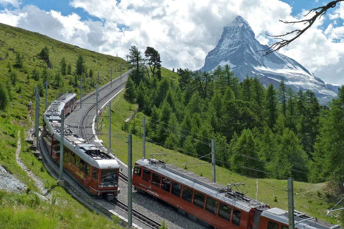 Gornergrat Bahn - the matterhorn railway - Zermatt, 12.07.2017