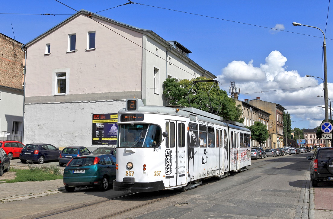 Gorzów Tw 257, Ulica Generała Władysława Sikorskiego, 23.08.2017.