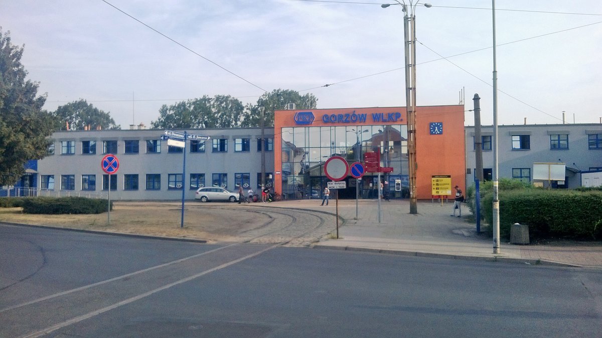 Gorzow Wielkopolski - Blick auf Bahnhof, 17.08.2018
