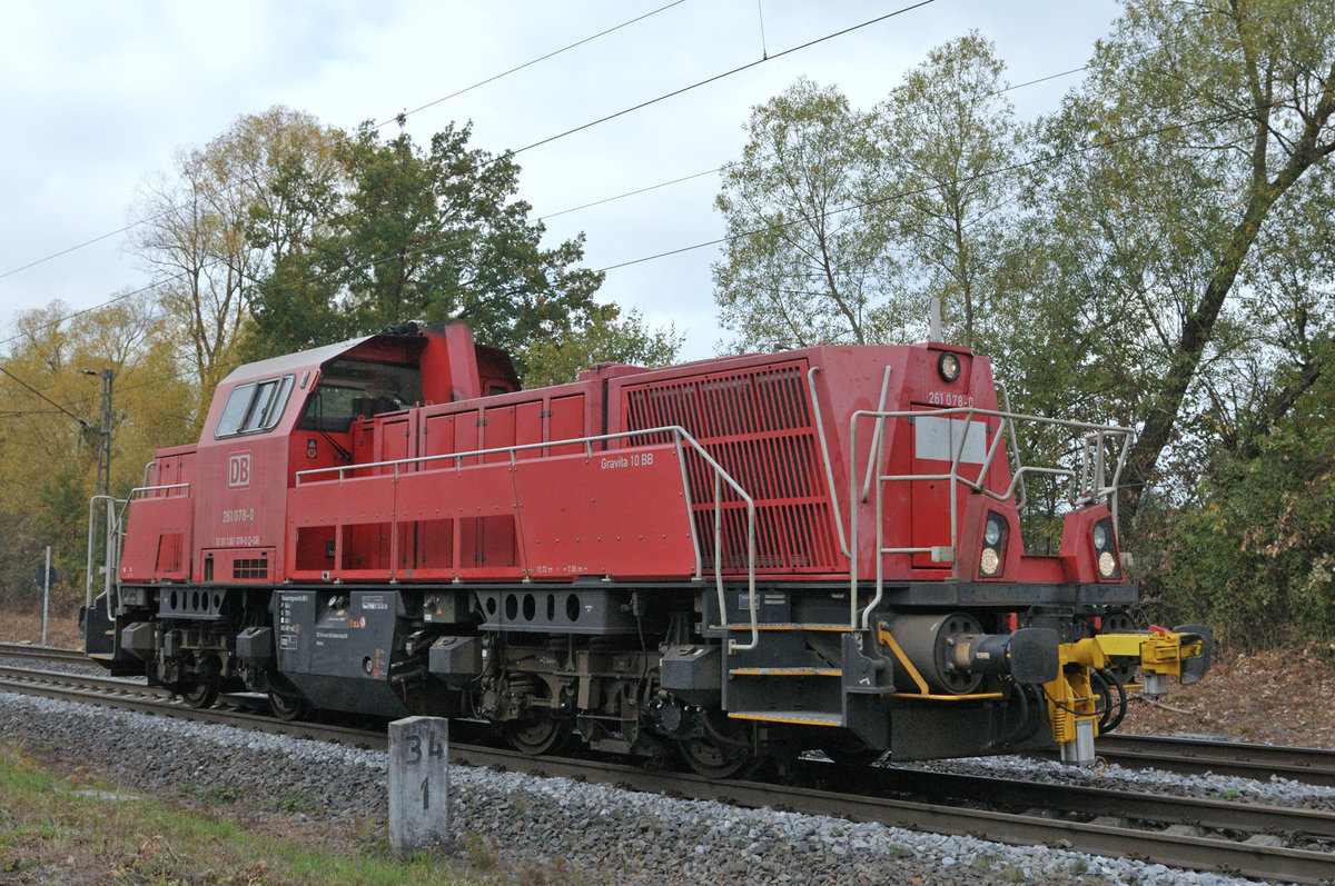 Gravita 261 078 @ Kranichstein am 26.10.2018