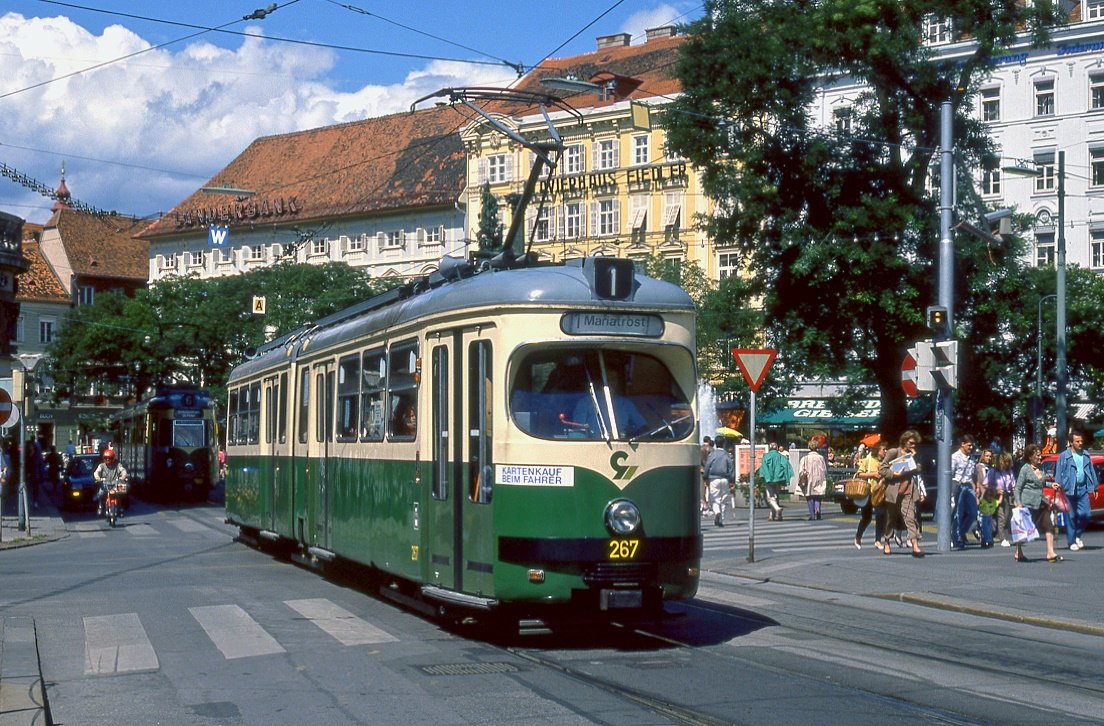 Graz 267, Jakominiplatz, 02.08.1989.