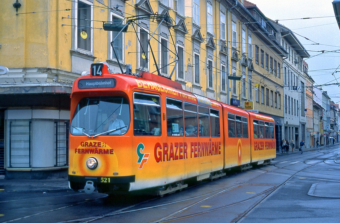 Graz 521, Jakominiplatz, 19.08.1998.