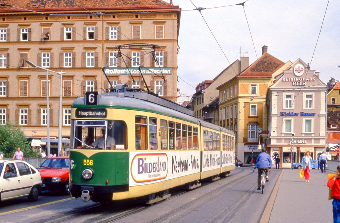 Graz 556, Hauptbrücke, 11.09.1987.