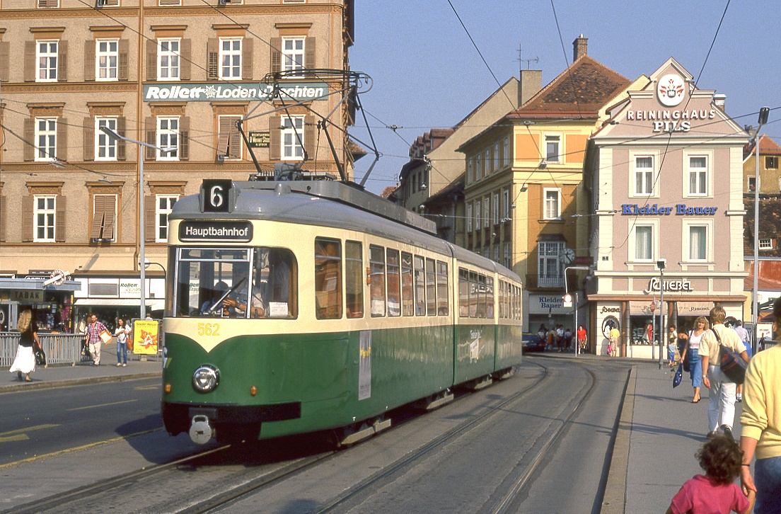 Graz 562, Hauptbrücke, 17.09.1987.
