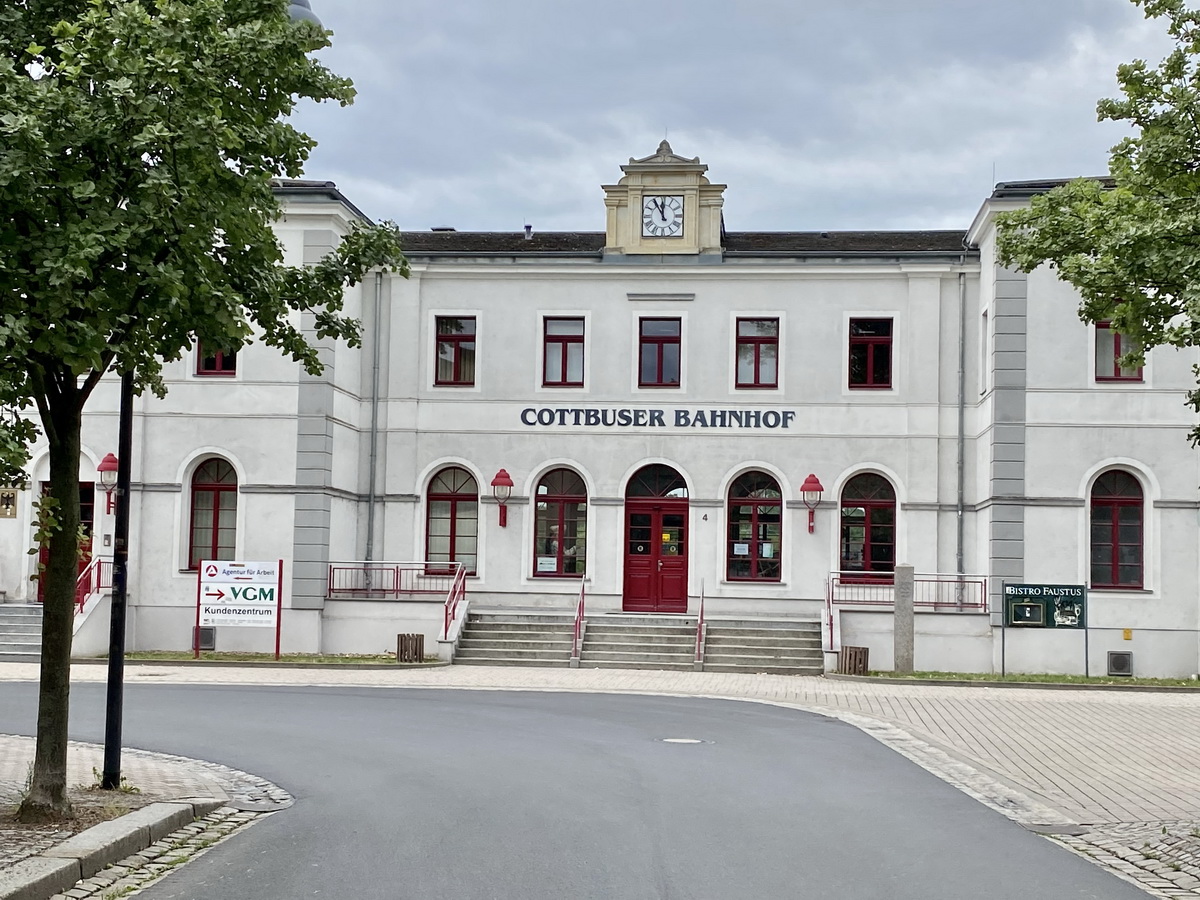 Großenhain Cottbusser Bahnhof am 02. Juli 2023.
