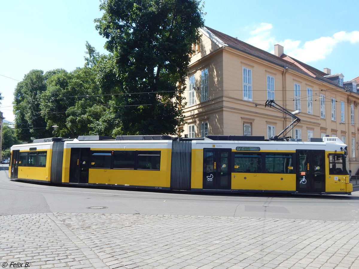 GT6 N-U Nr. 1045 der BVG in Berlin am 08.06.2016