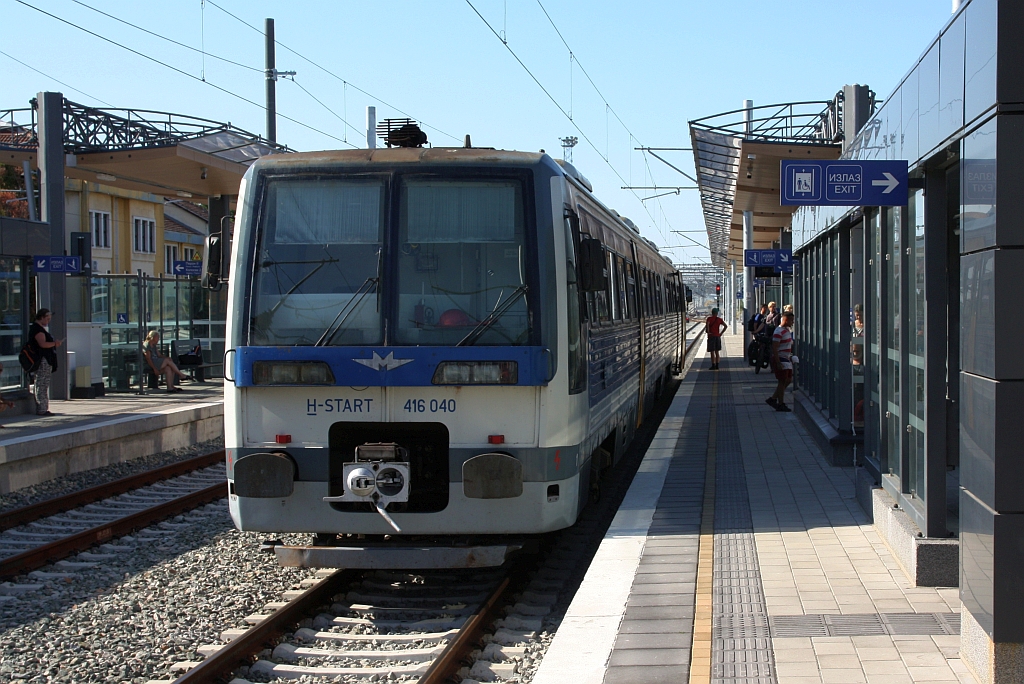 H-START 416 040  Puszta Metro  am 10.August 2026 nach der Ankunft als R 7304 von Szeged in Subotica.