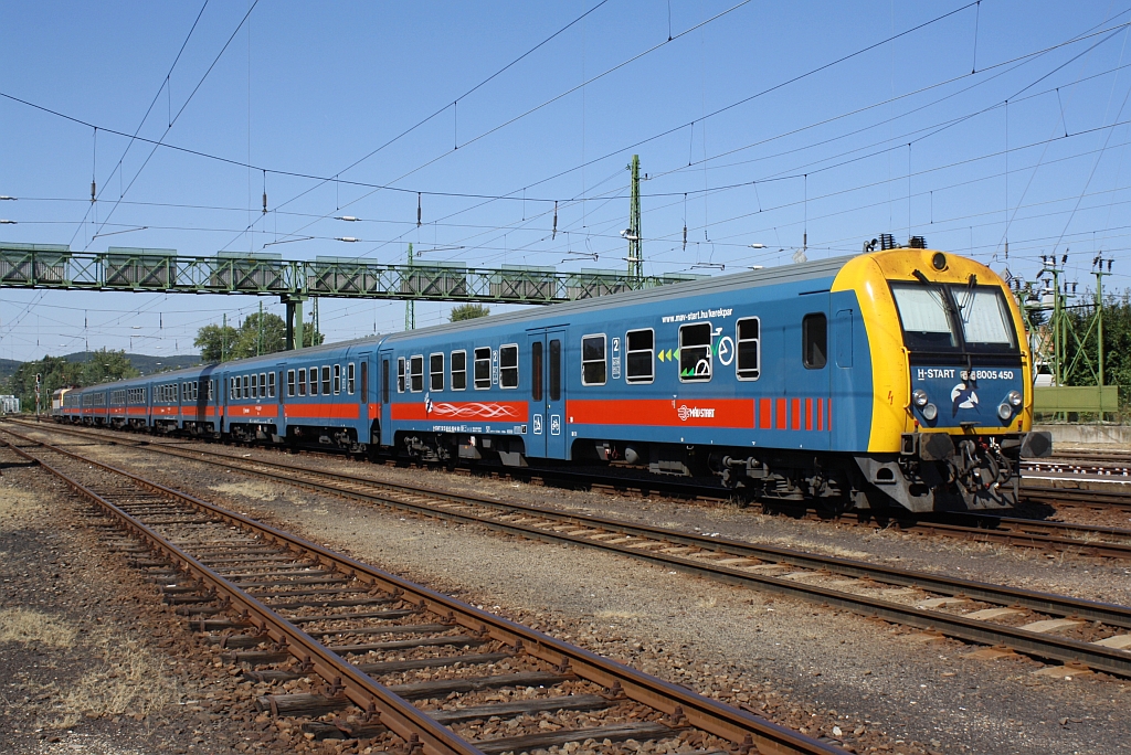 H-START BDt 50 55 80-05 450-8 am 07.September 2013 im Bf. Szob.


