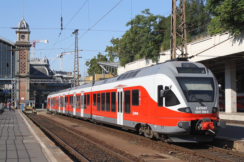 H-START BVpmot 5341 008-0 am 07.September 2013 im Bf. Budapest Nyugati. 

