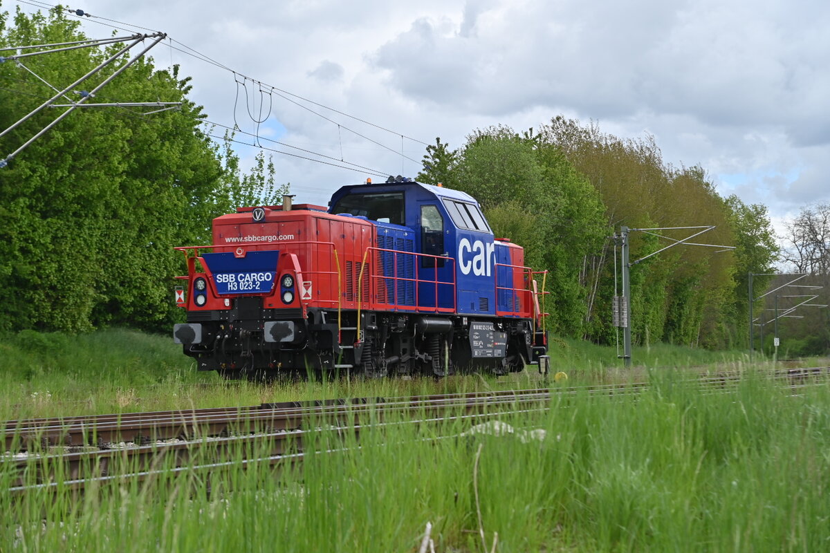 H3 1002 023-2 abgestellt bei Alstom in Neckarbischofsheim Nord. 16.5.2021