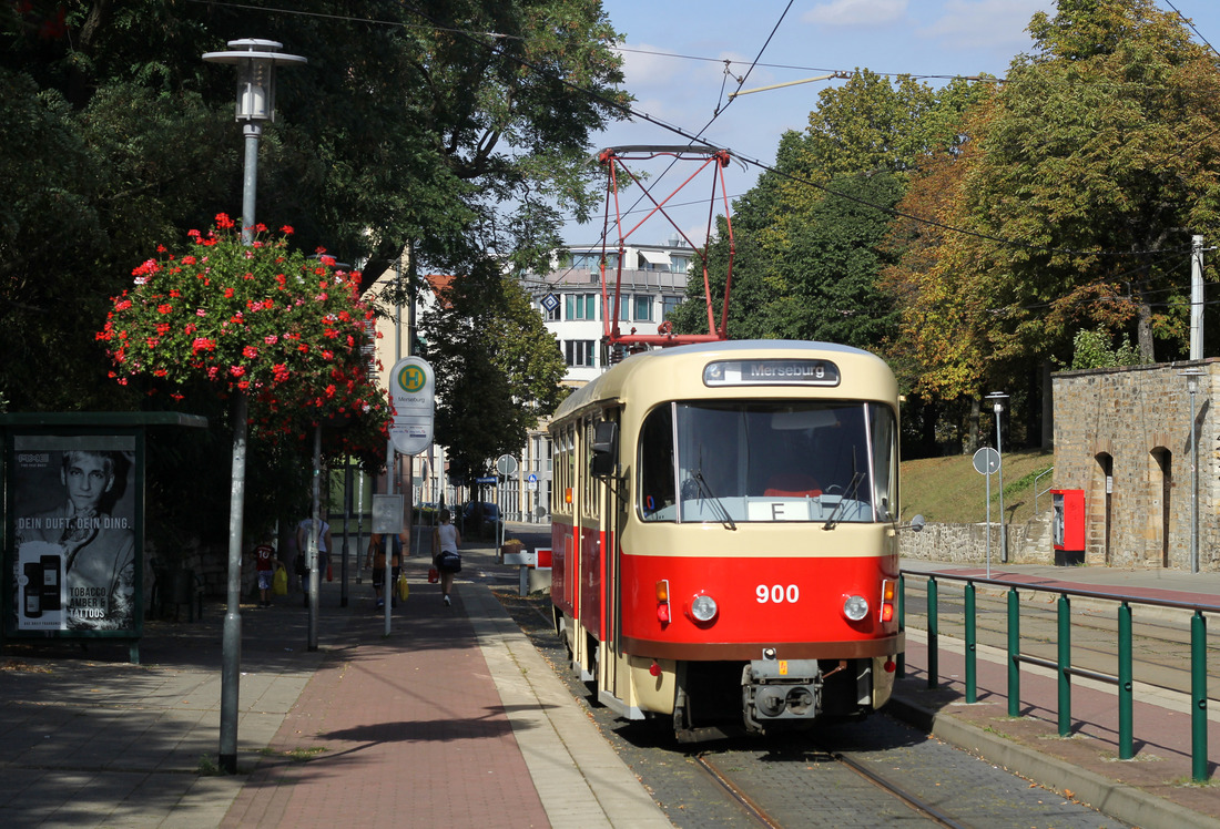 Hallesche Straßenbahnfreunde e.V. Triebwagen 900 // Merseburg // 3. September 2016
