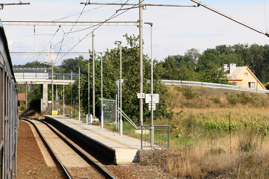 Haltestelle Cernotin am 11.August 2018.