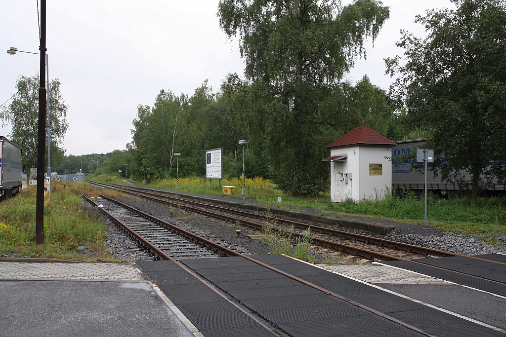 Haltestelle Hrachovec am 11.August 2018.