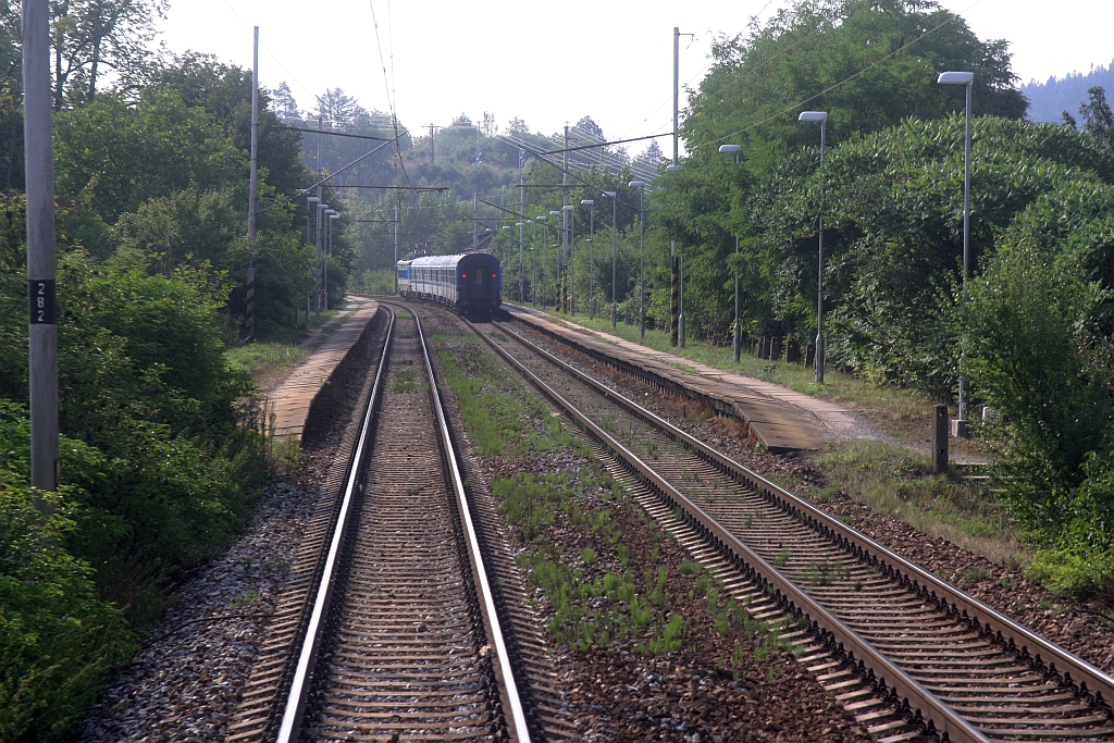 Haltestelle Hradcany am 24.August 2019.