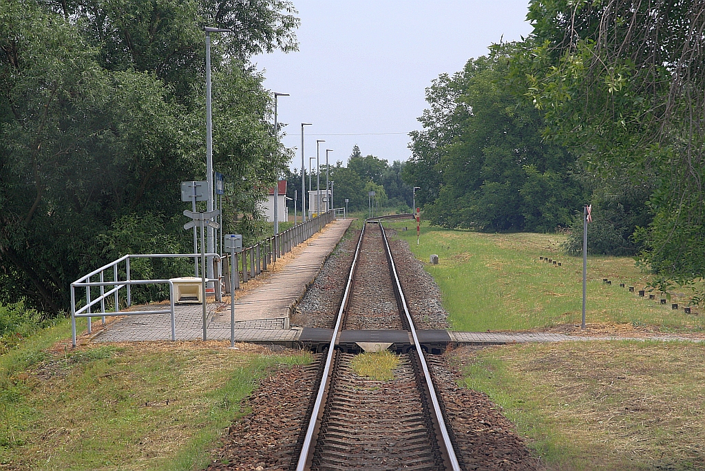 Haltestelle Postoupky am 20.Juli 2019.