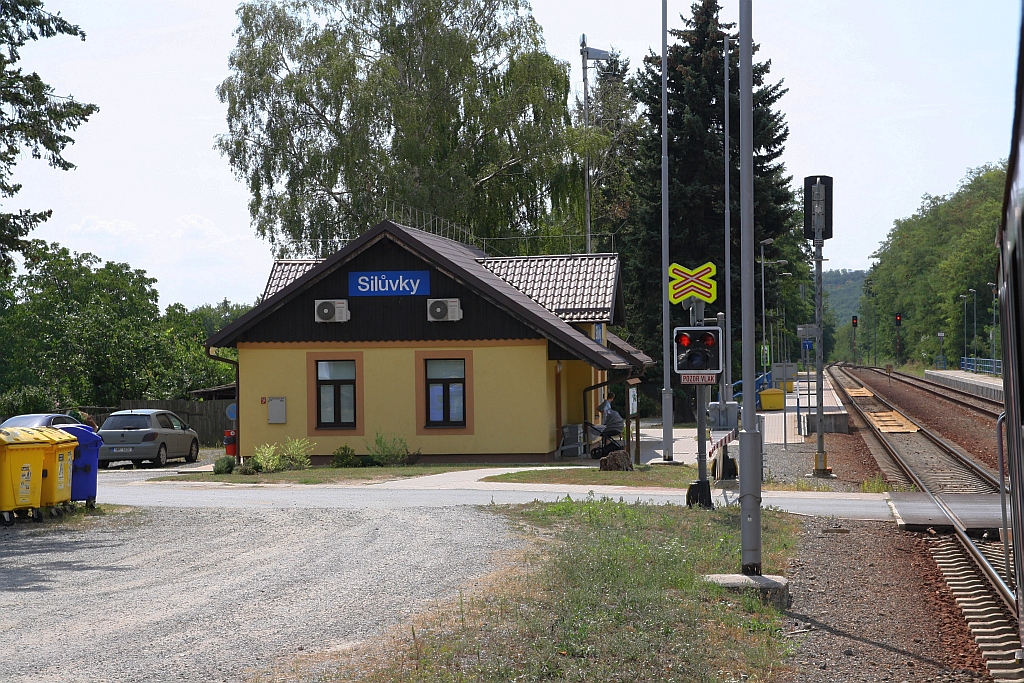 Haltestelle Siluvky am 18.August 2018.