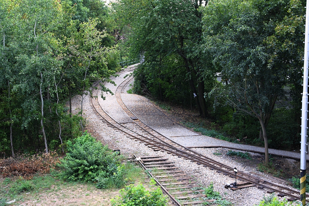 Haltestelle Zastavka u Brna der MPZ (Muzeum Prumyslovych Zeleznic) am 15.August 2018.