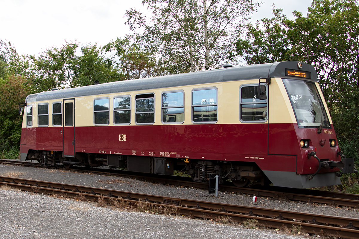 Harzer Schmalspurbahnen, 187019-5, 05.09.2019, Stiege


