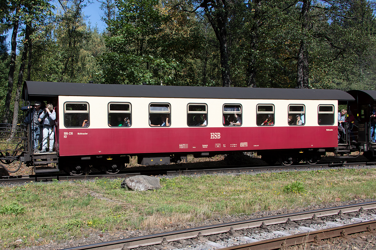Harzer Schmalspurbahnen, 900-230, 31.08.2019, Drei Annen Hohne




