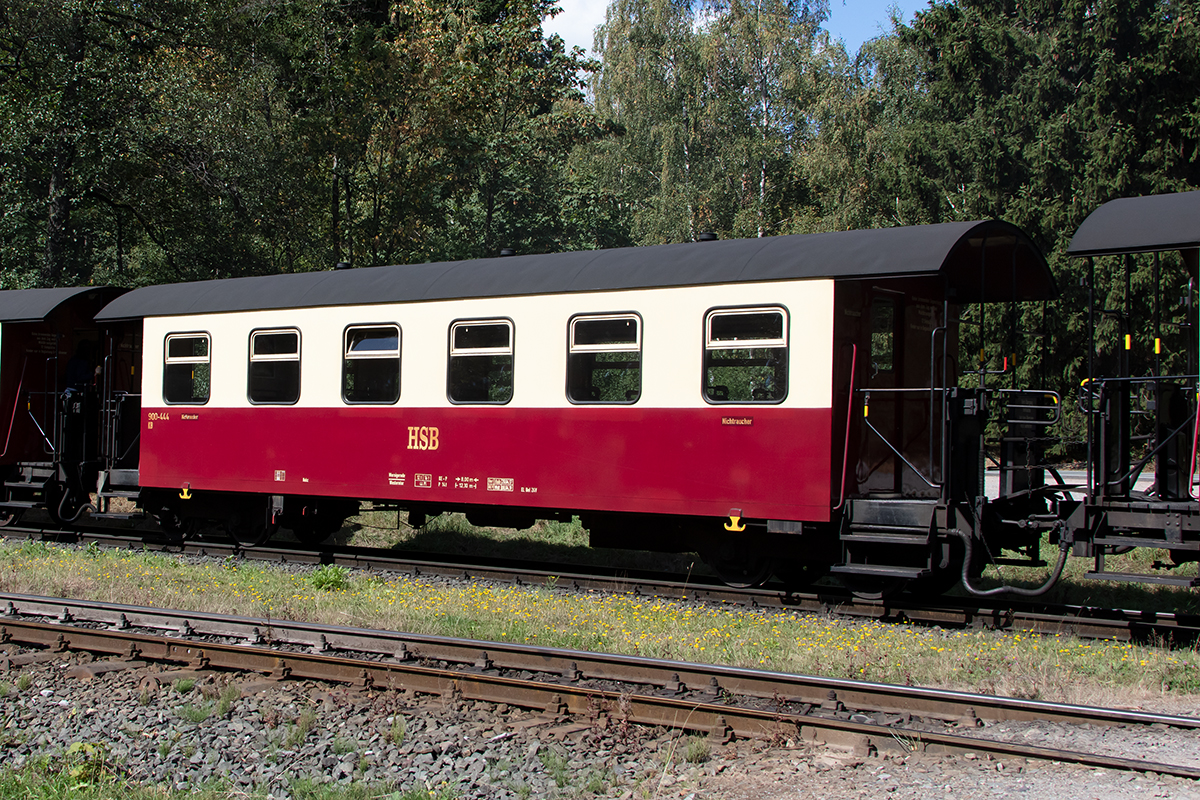 Harzer Schmalspurbahnen, 900-444, 31.08.2019, Drei Annen Hohne



