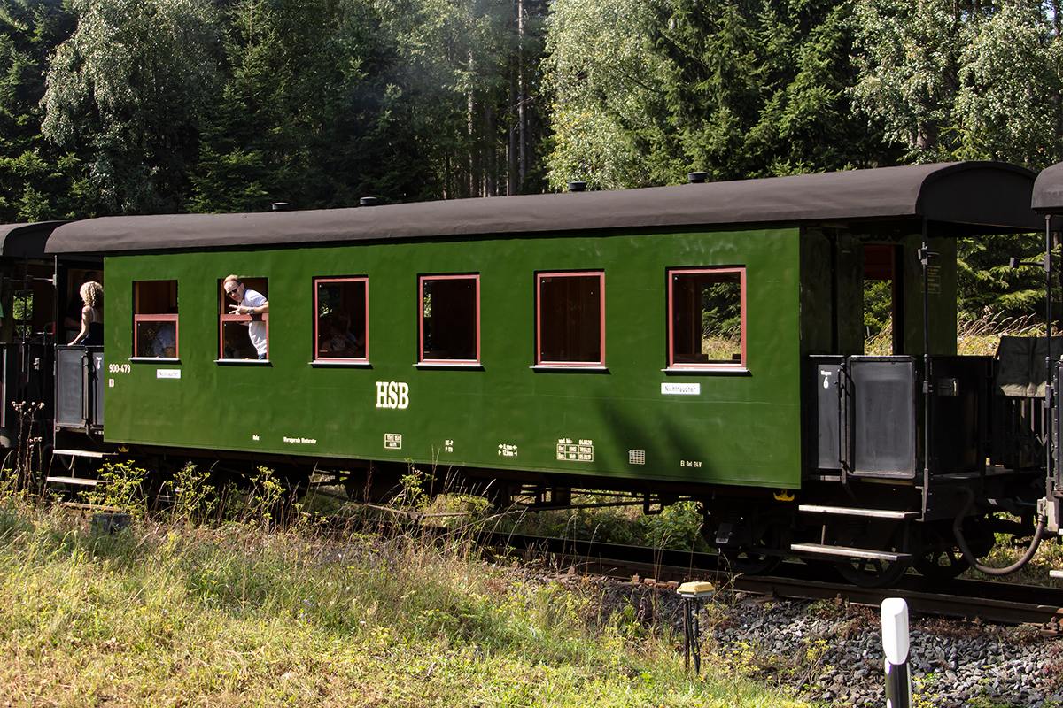 Harzer Schmalspurbahnen, 900-479, 31.08.2019, Drei Annen Hohne