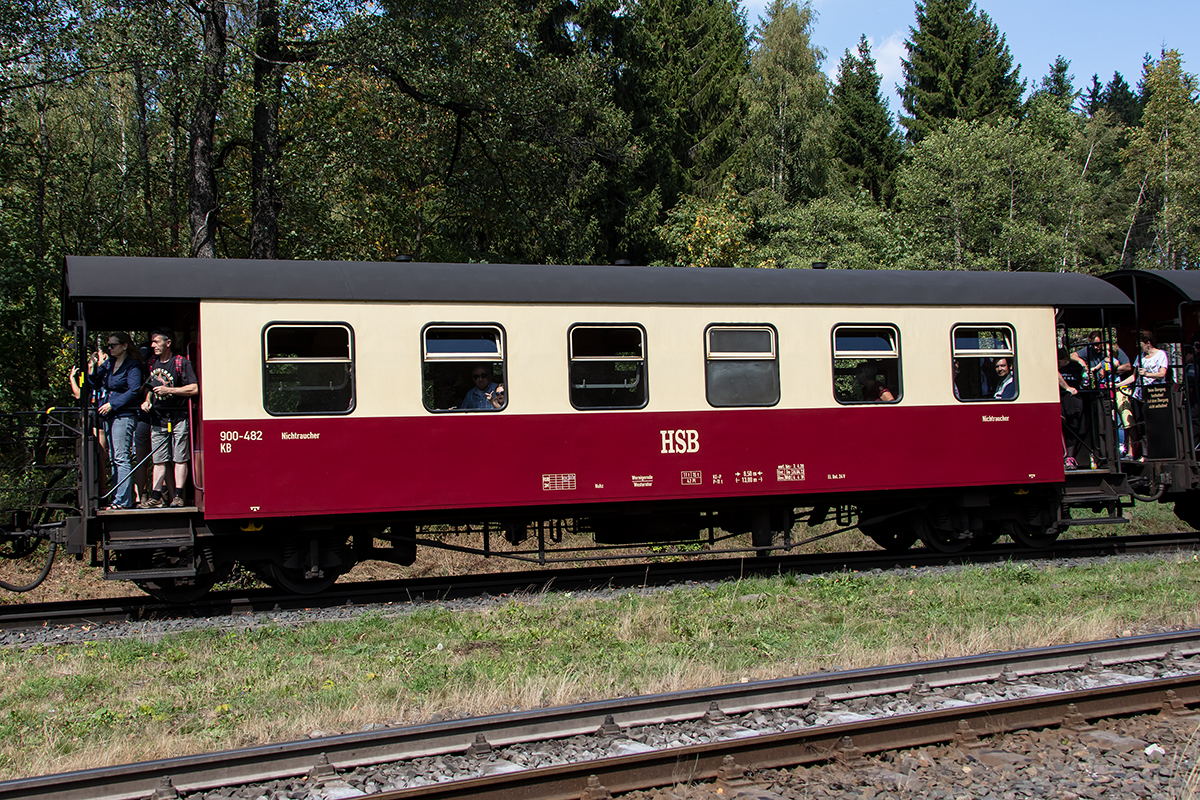 Harzer Schmalspurbahnen, 900-482, 31.08.2019, Drei Annen Hohne



