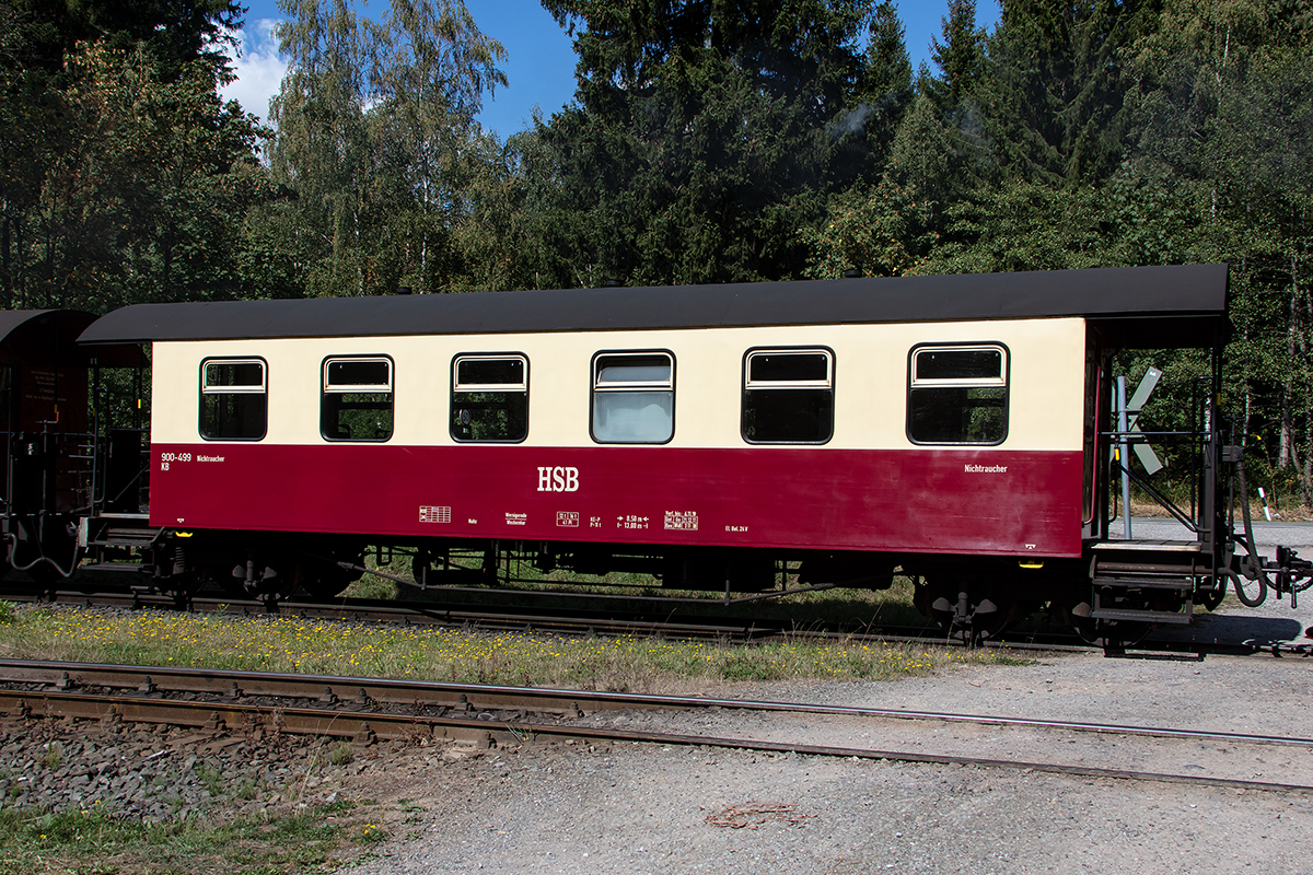 Harzer Schmalspurbahnen, 900-499, 31.08.2019, Drei Annen Hohne



