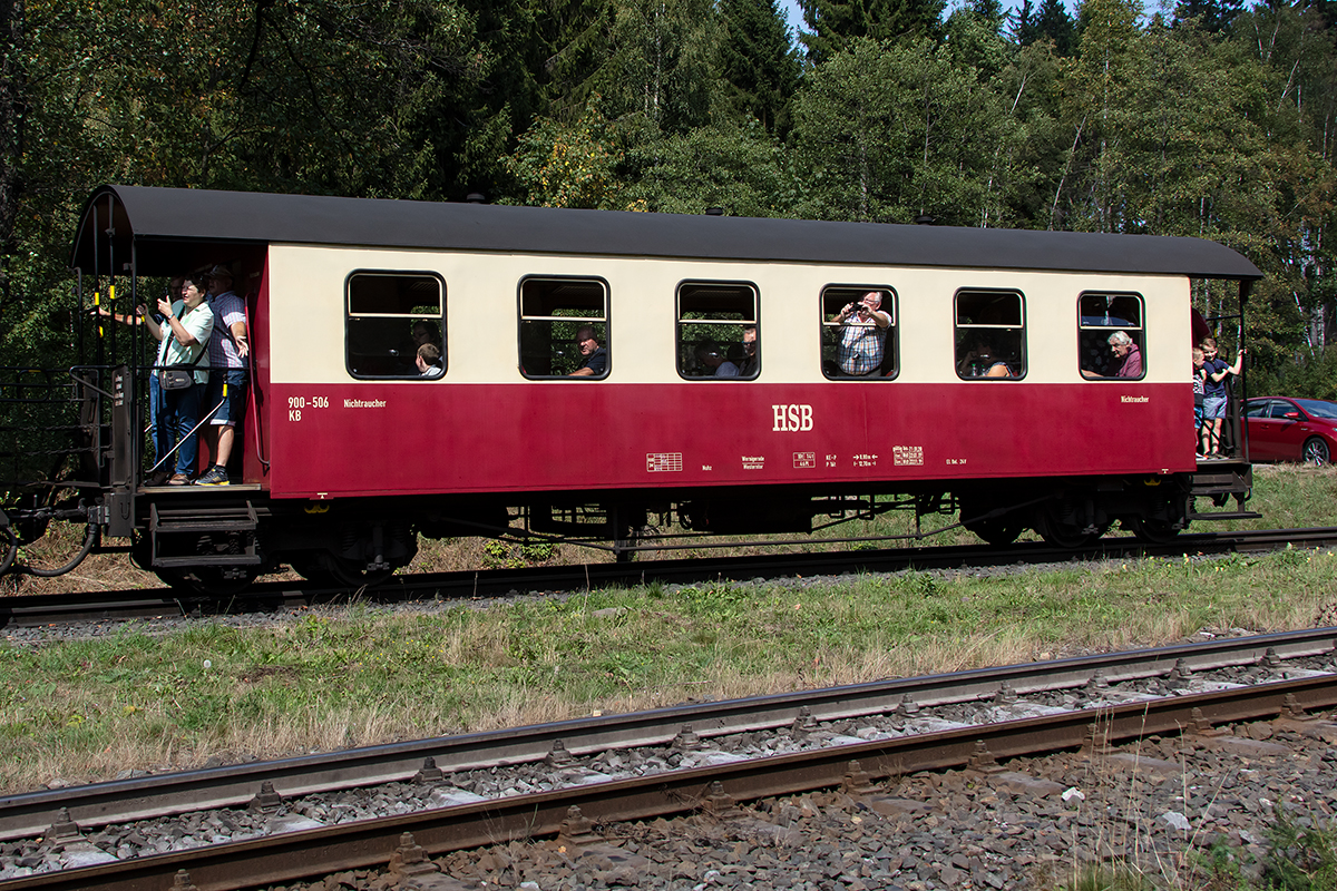 Harzer Schmalspurbahnen, 900-506, 31.08.2019, Drei Annen Hohne
