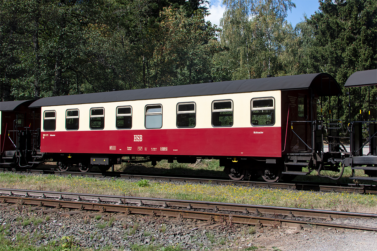 Harzer Schmalspurbahnen, 900-511, 31.08.2019, Drei Annen Hohne


