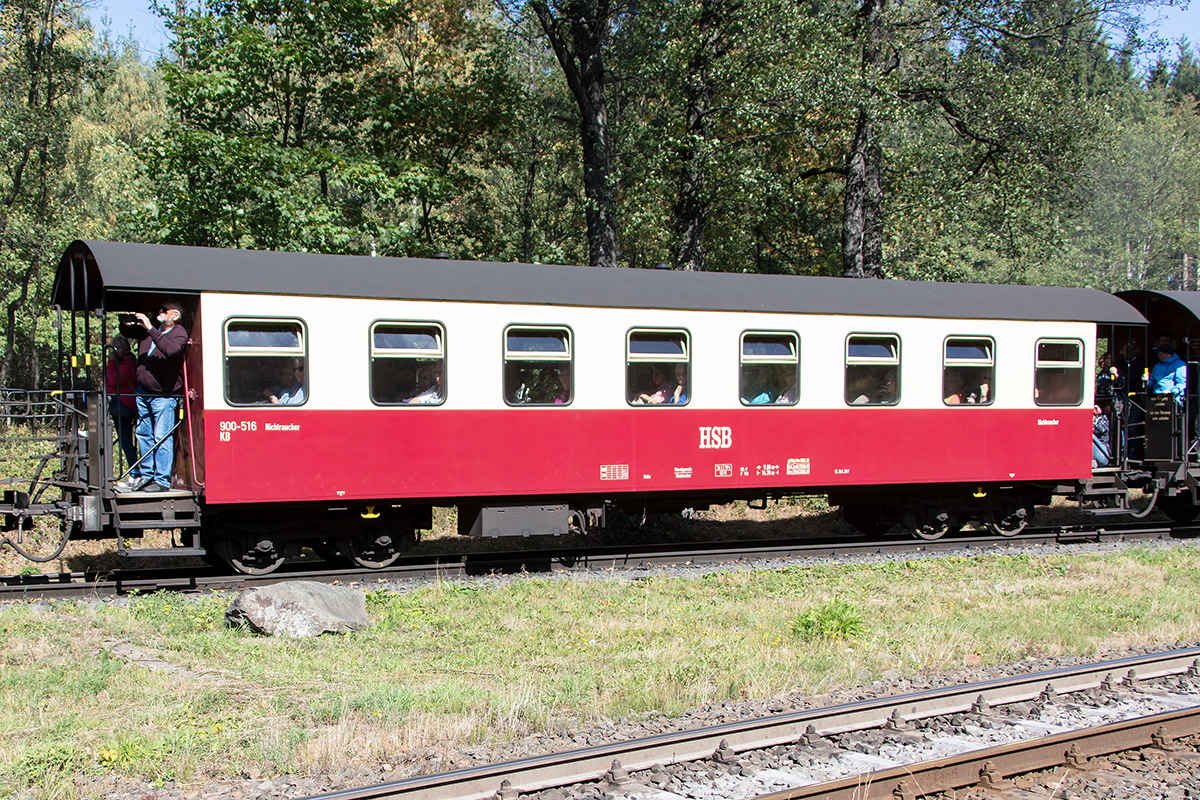Harzer Schmalspurbahnen, 900-516, 31.08.2019, Drei Annen Hohne



