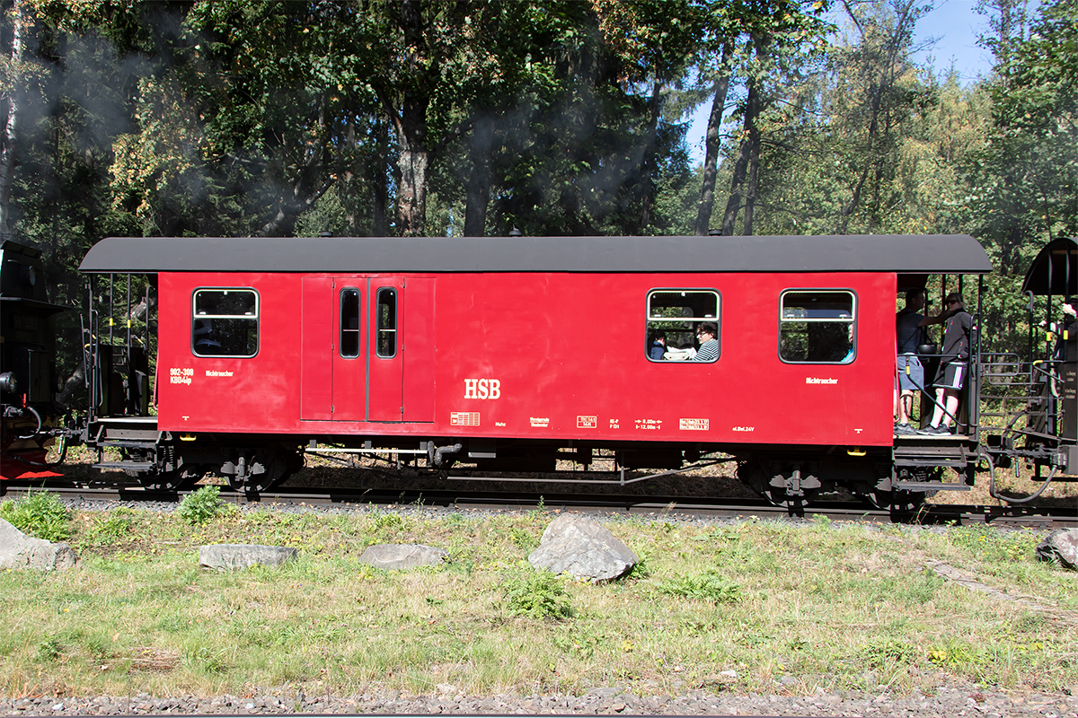 Harzer Schmalspurbahnen, 902-308, 31.08.2019, Drei Annen Hohne






